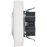 Электрическая розетка IEK BRITE BR-R28-16-K91-F