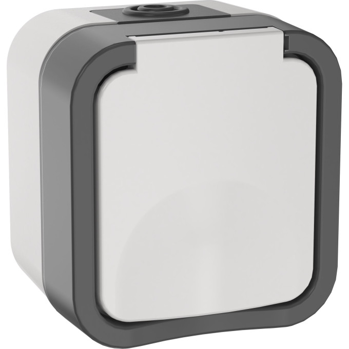Розетка IEK 1-местная заземляющим контактом и крышкой TORS 16А IP55 белый TS-R16-16-55-K41